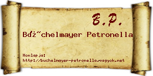 Büchelmayer Petronella névjegykártya